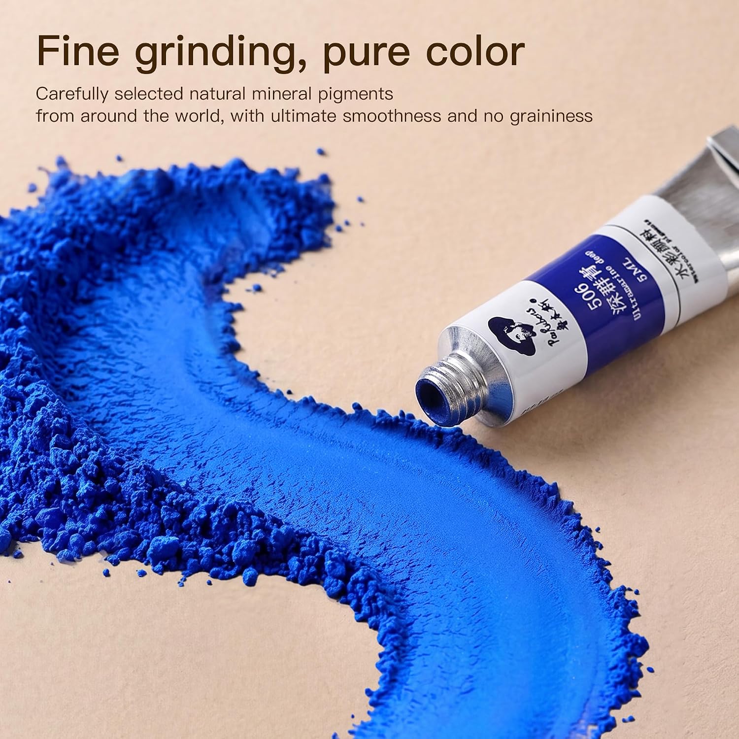US Fulfillmen - Paul Rubens Artist Watercolor Paint Set, 6 Colors 5ml Tubes, Ideal for Travel