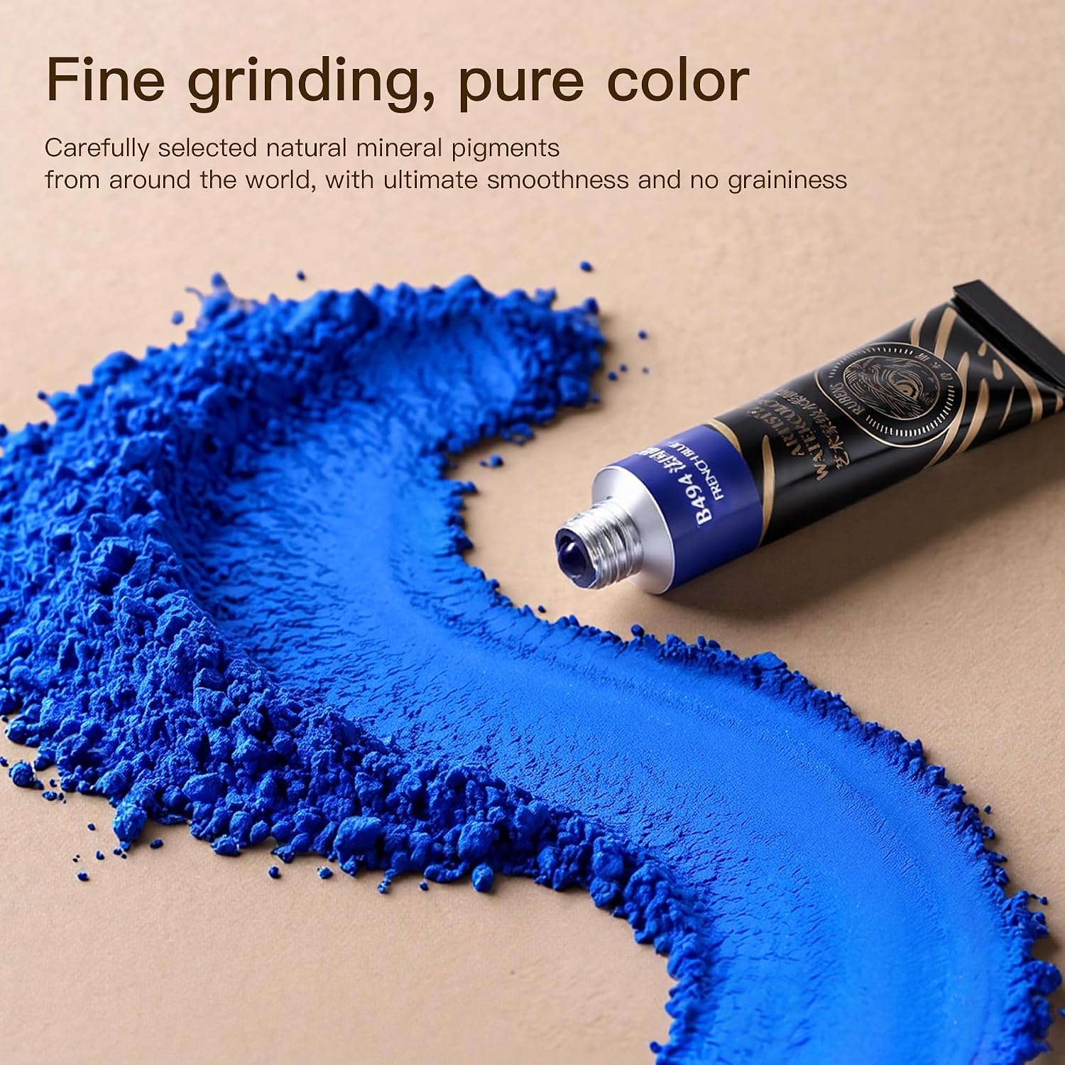 US Fulfillmen - Paul Rubens Artist Watercolor Paint Set, 6 Colors 5ml Tubes, Ideal for Travel