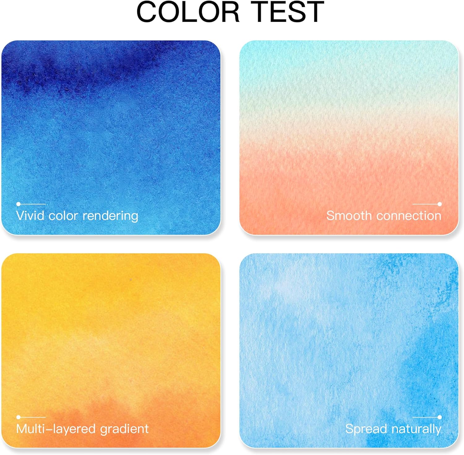 US Fulfillment - Paul Rubens Watercolor Paper Block 5.3x7.6in / 10.6x 14.5in  16K / 32K - Hot / Cold Pressed Press 20 Sheets 14