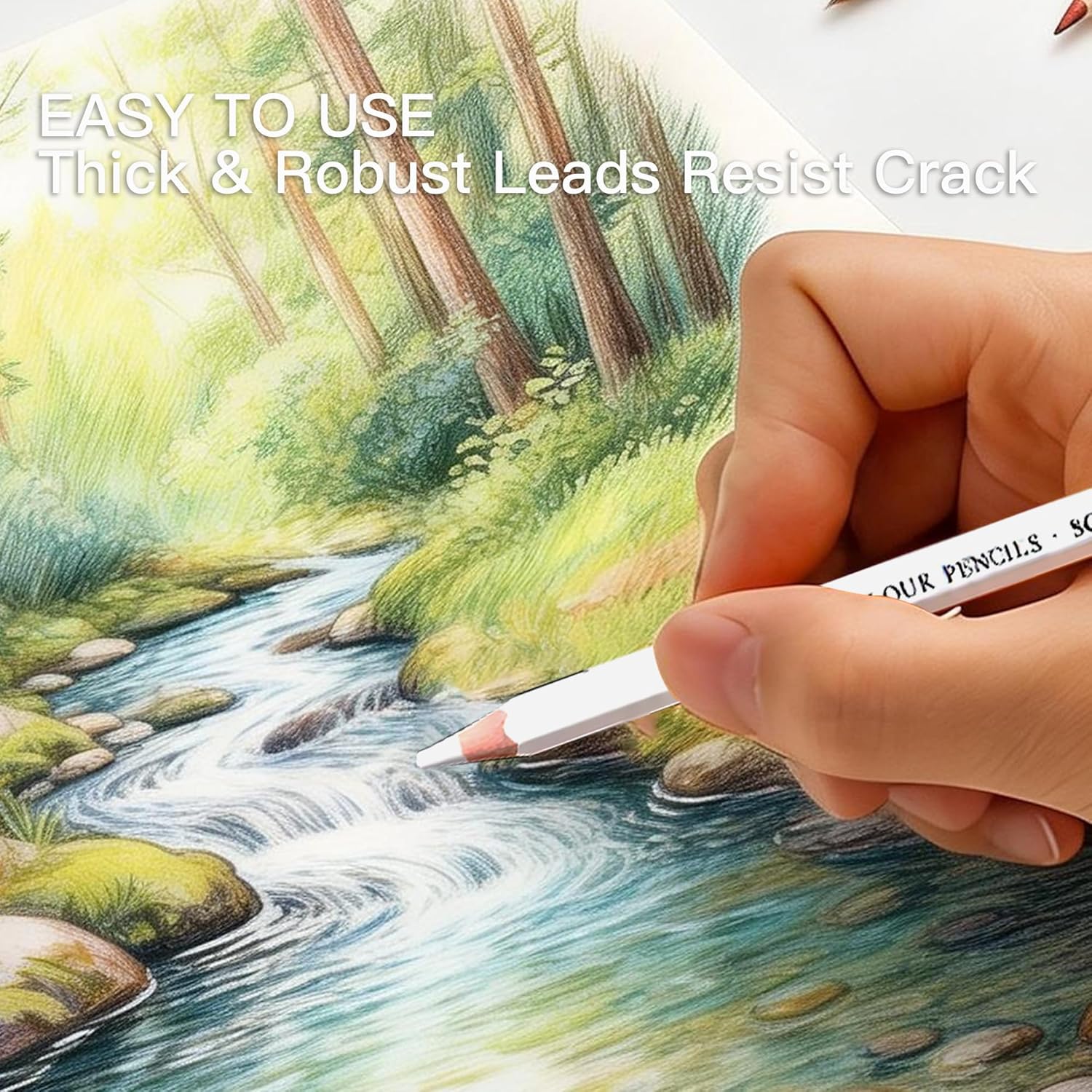 US Fulfillment - Paul Rubens Watercolor Pencils Set 36 / 48 Colors Soft Core Professional
