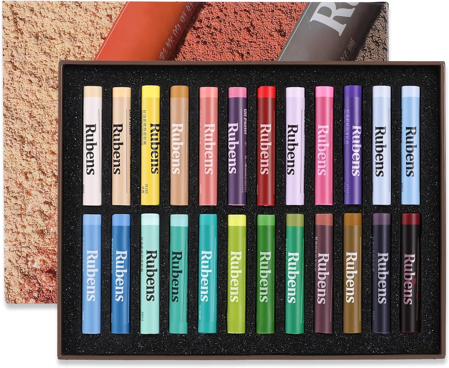 US Fulfillment - Paul Rubens Soft Oil Pastels Set 24 / 36 / 48 Basic Colors & 24 / 48 Morandi Colors Creamy Texture for Drawi