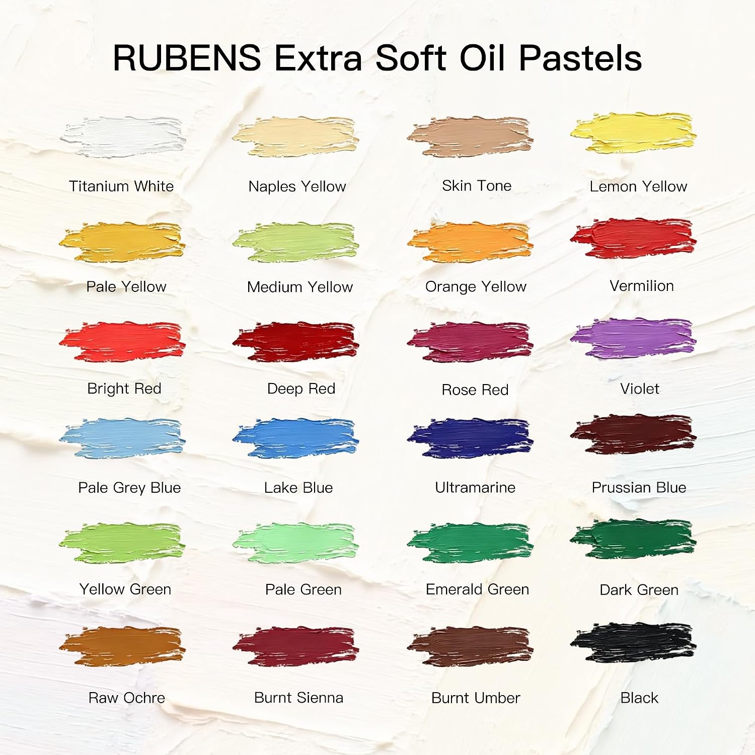 US Fulfillmen - Paul Rubens Oil Pastels Set of 48 Colors, Creamy & Easy Blending - 24 / 36  / 48 Colors / 48 Colors Set /  | 24 / 36 / 48 Macaron Colors | 24 / 48 Macaron Colors Set