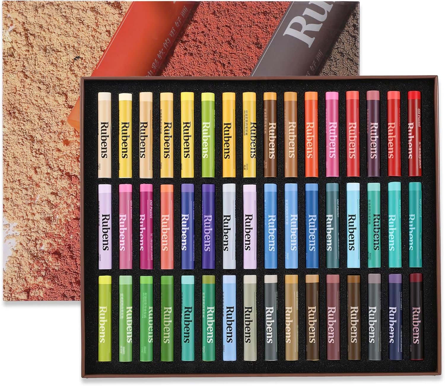 US Fulfillment - Paul Rubens Soft Oil Pastels Set 24 / 36 / 48 Basic Colors & 24 / 48 Morandi Colors Creamy Texture for Drawi