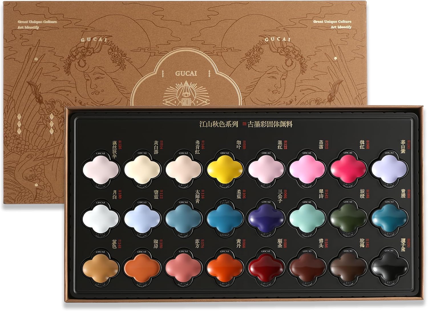 US Fulfillment - rubens Watercolor Paint Set 24 / 48 Color ( Style I / II / III / IV / IX / X ), Professional Pigment-Rich Water Colors for Adults, Premium Art Supplies Kit, Gift for Artists, Beginners & Students