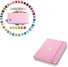 Paul Rubens Artist Grade Watercolor Paint Set, 48 Glitter Colors
