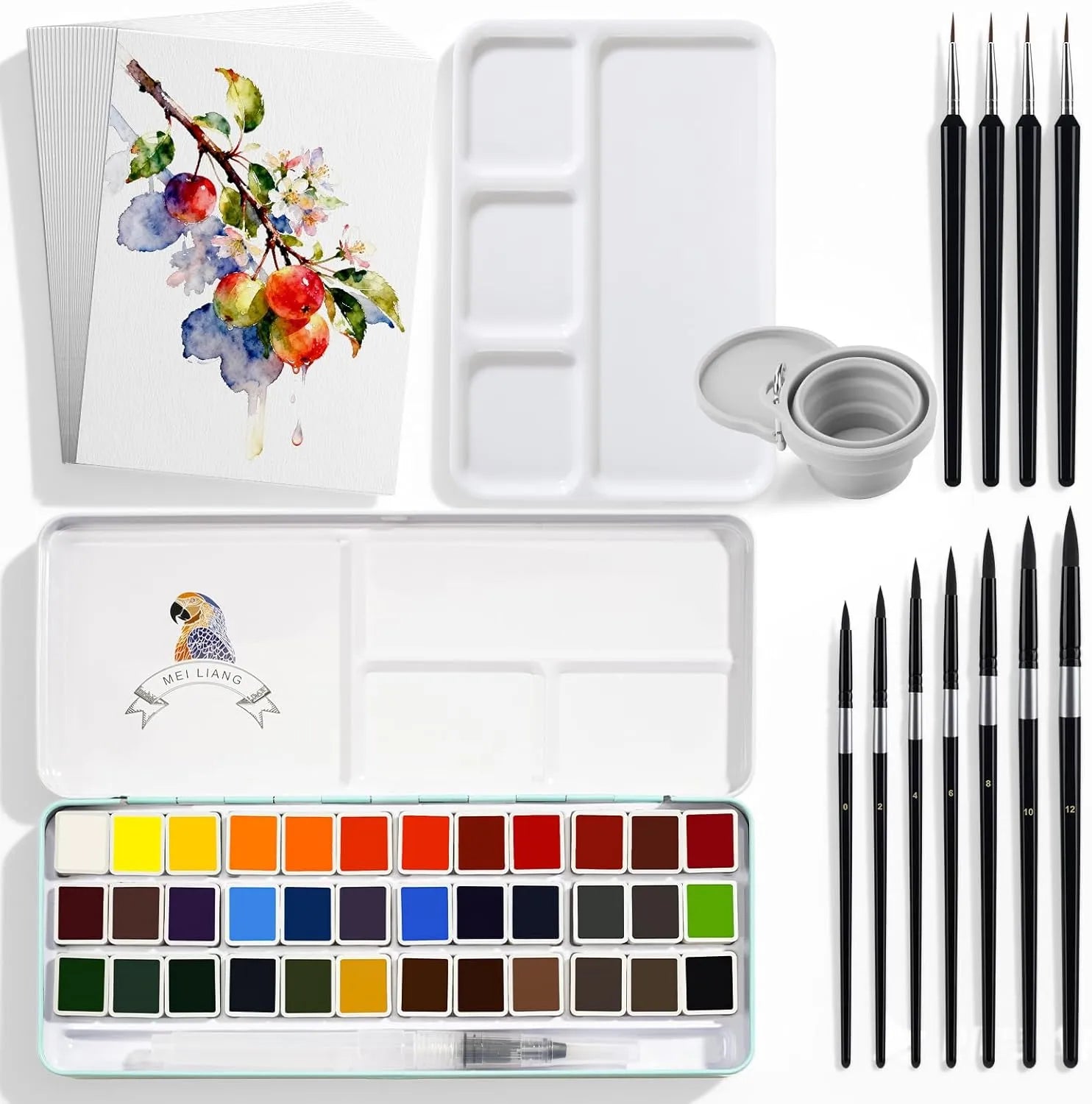 Paul Rubens Watercolor Paint Set Bundle Set 36 Colors