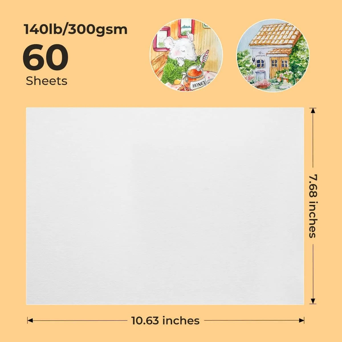 Paul Rubens Watercolor Paper 60 Sheets 140gsm