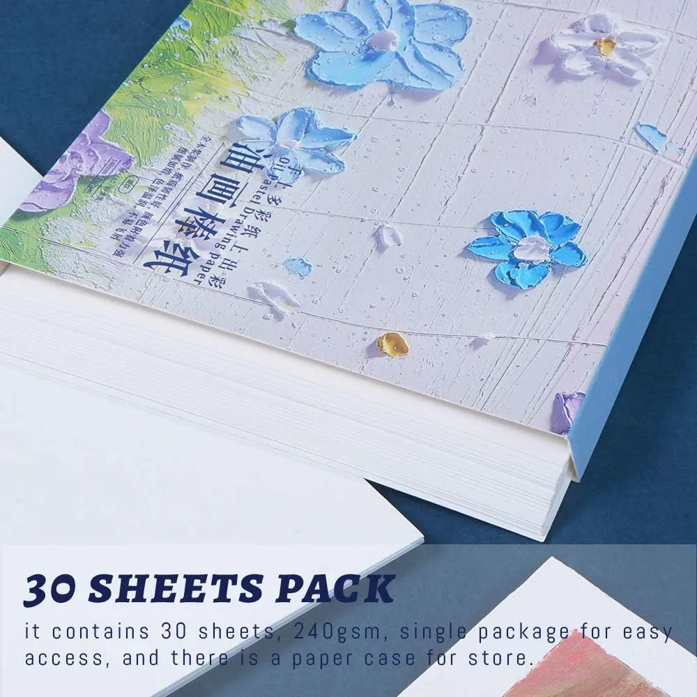 Paul Rubens Acid-Free Oil Pastel Set 30 Sheets 112lb