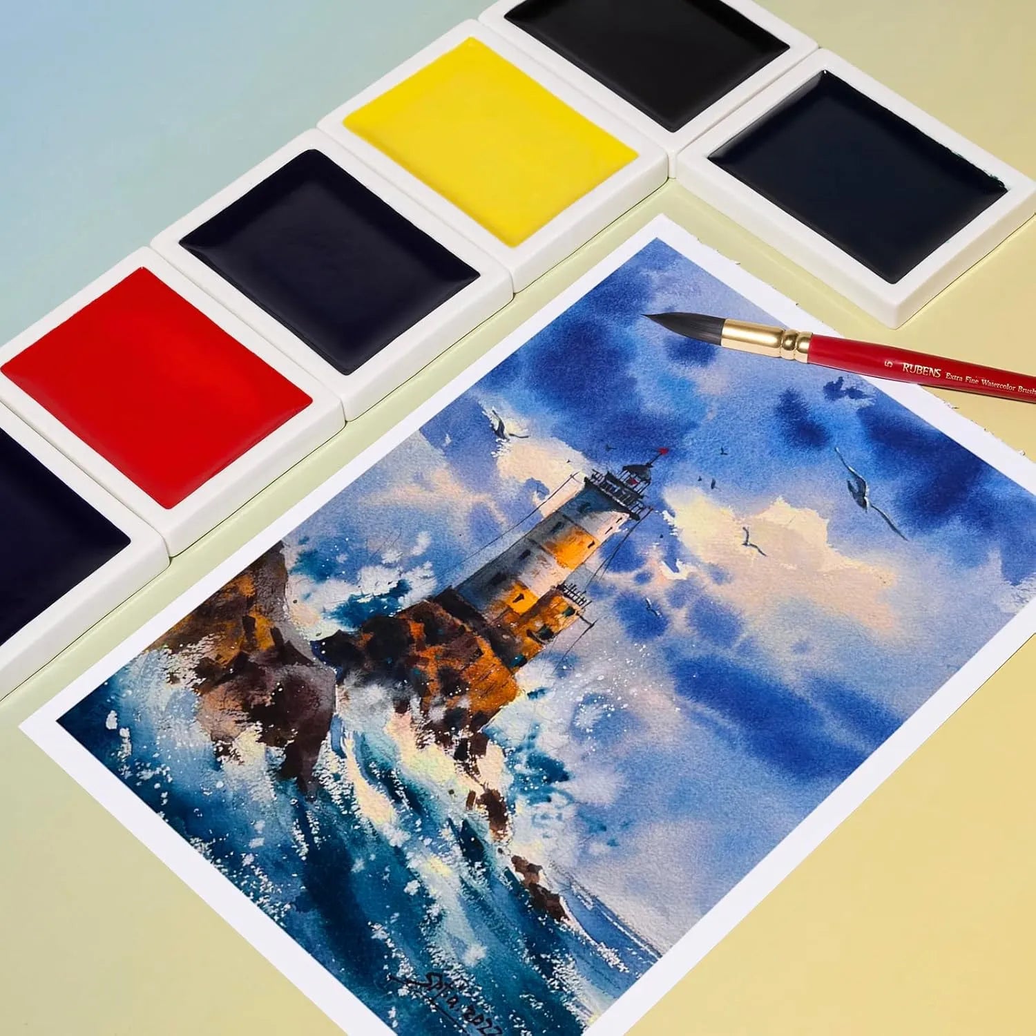 Paul Rubens Professional Watercolor Paint Set