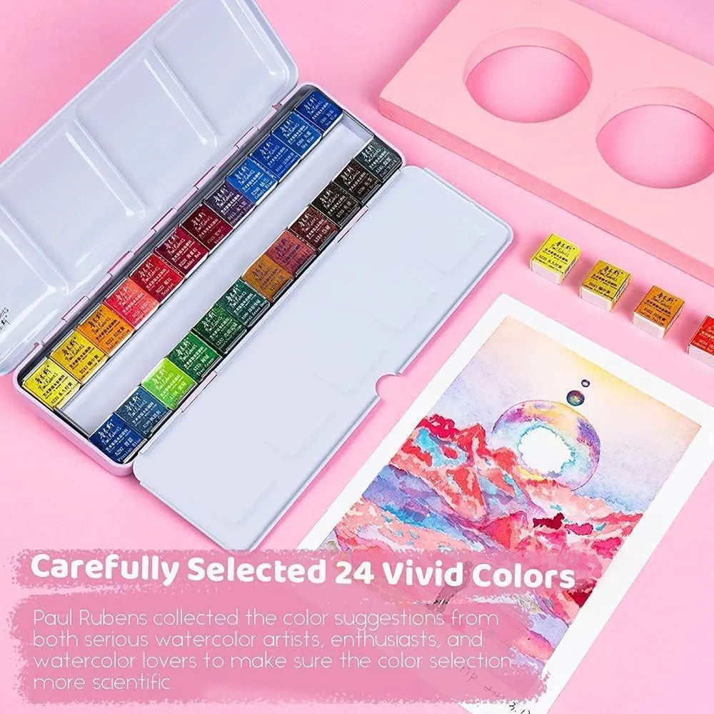 Paul Rubens Watercolor Paint Set Artist Grade
