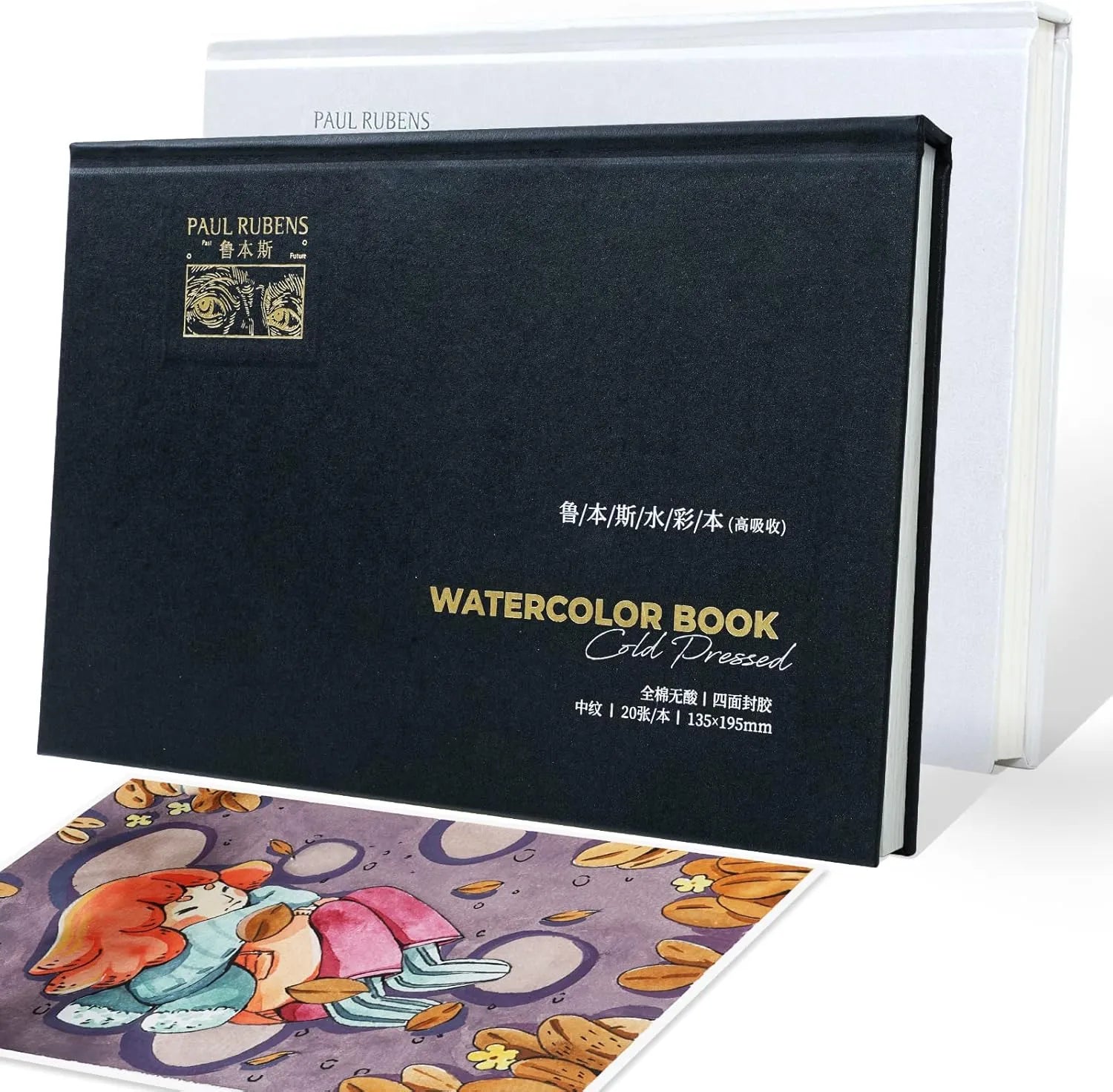 Paul Rubens Cold Press Watercolor Paper 40 Sheets 100 Cotton