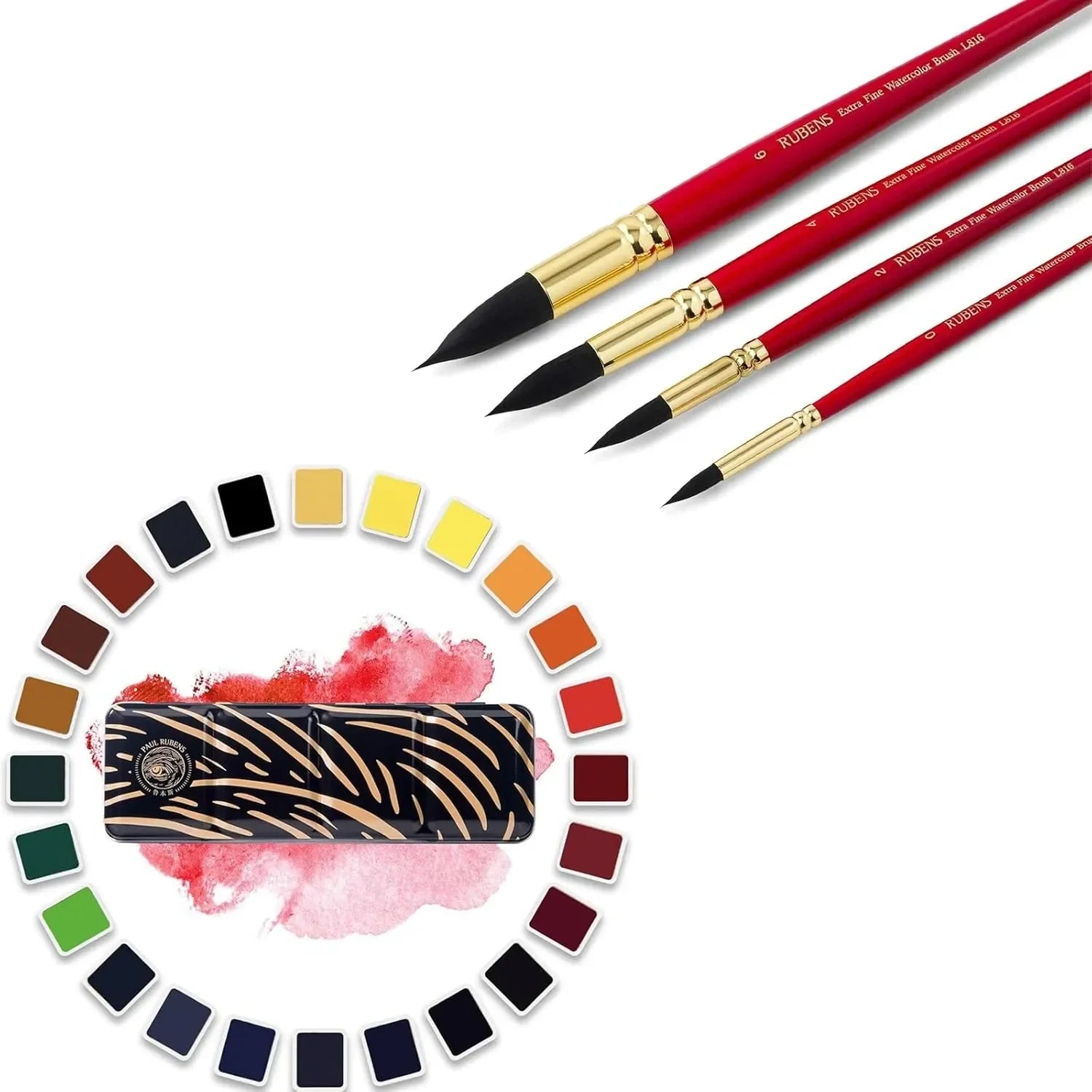Paul Rubens Artist Watercolor Paint Set (#3965)