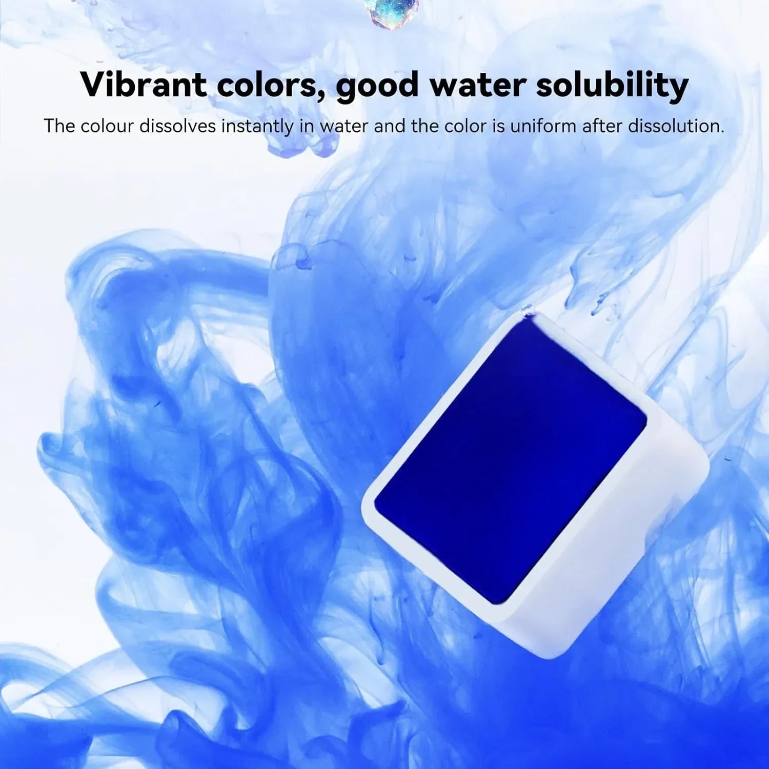 Paul Rubens Portable Watercolor Paint Set 48 Colors 20 Sheets (6x5 Hot Press Journal)