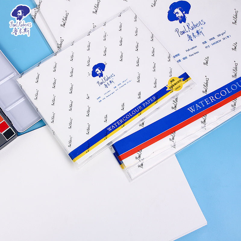 Rubens Specializes in High-quality Watercolor Painting Paper for Art Supplies 300g Medium Grain Fine Grain Watercolor Book