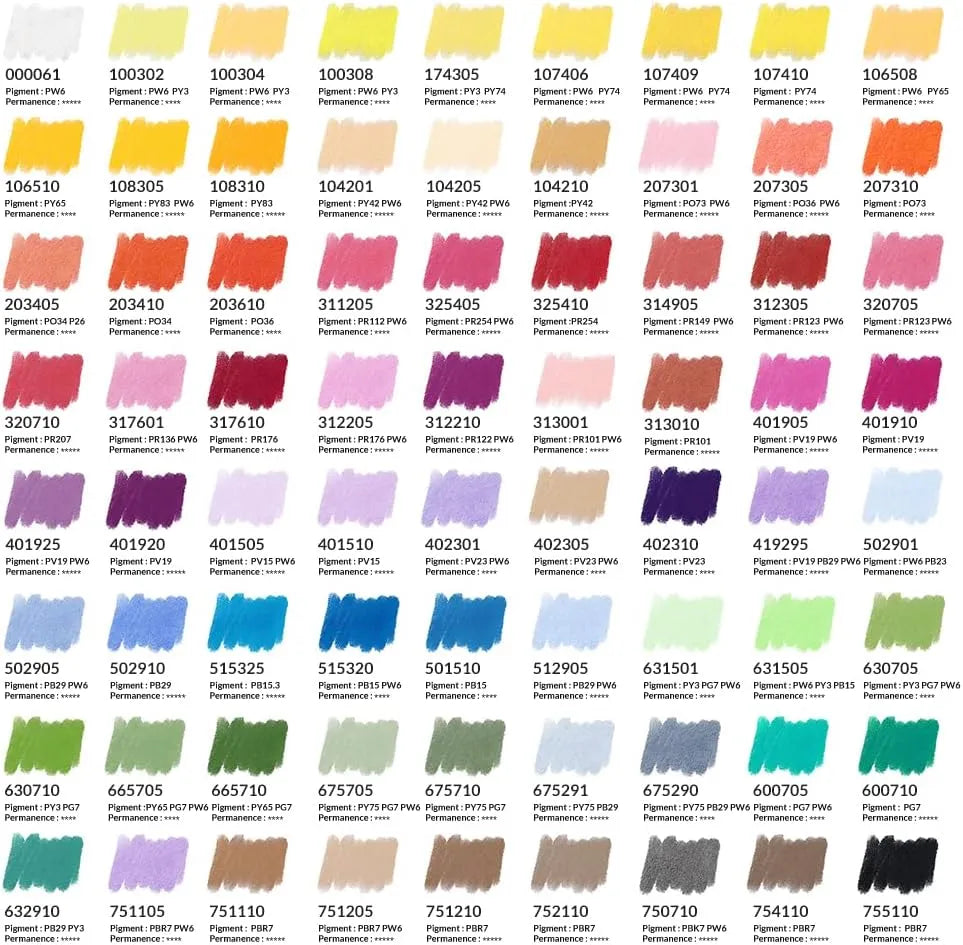 Paul Rubens Pastel Set Bundle Set 112 Colors