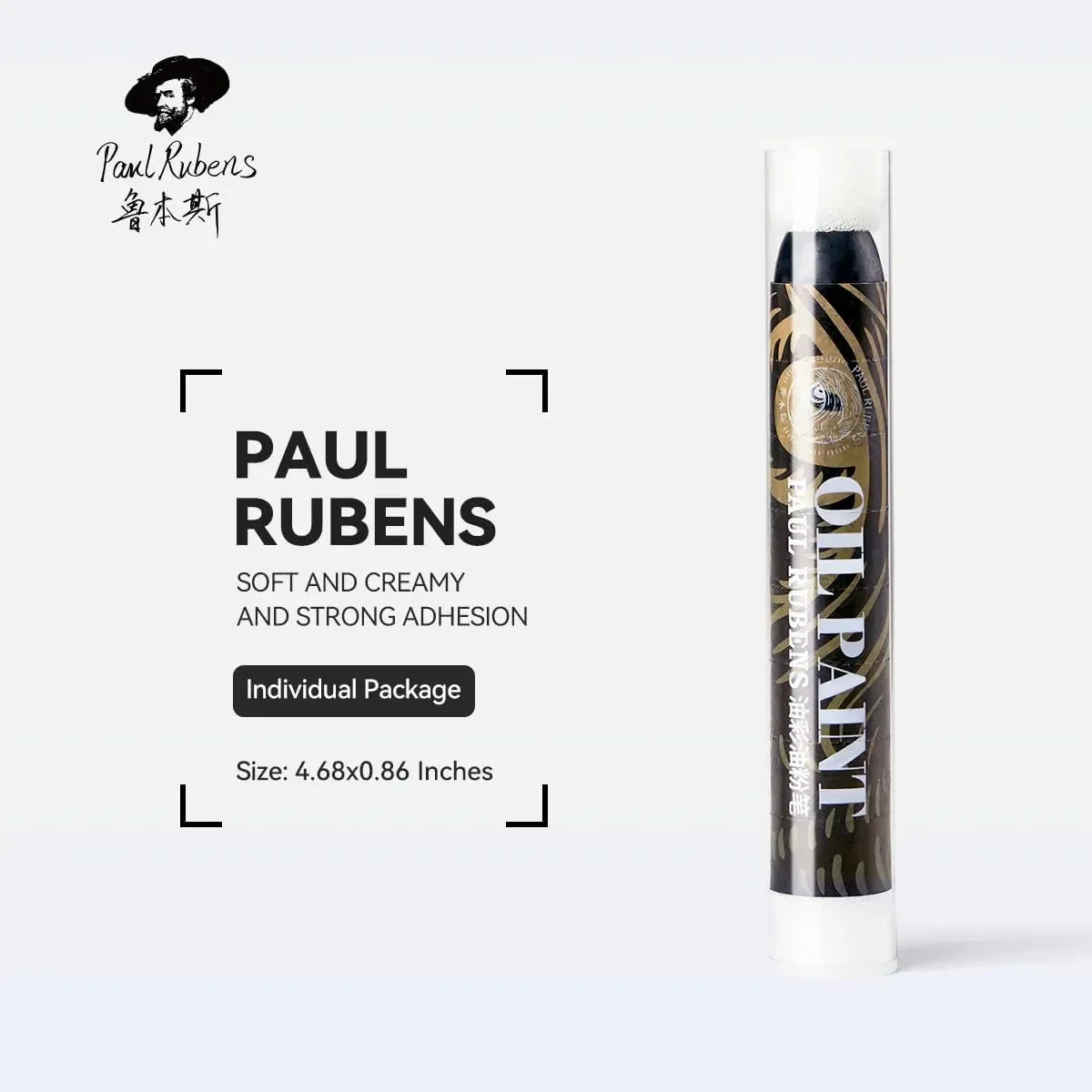 Paul Rubens 48 Vibrant Colors Oil Pastel Set 60g Extra Large Black Oil Pastels Set (Pack of 2)