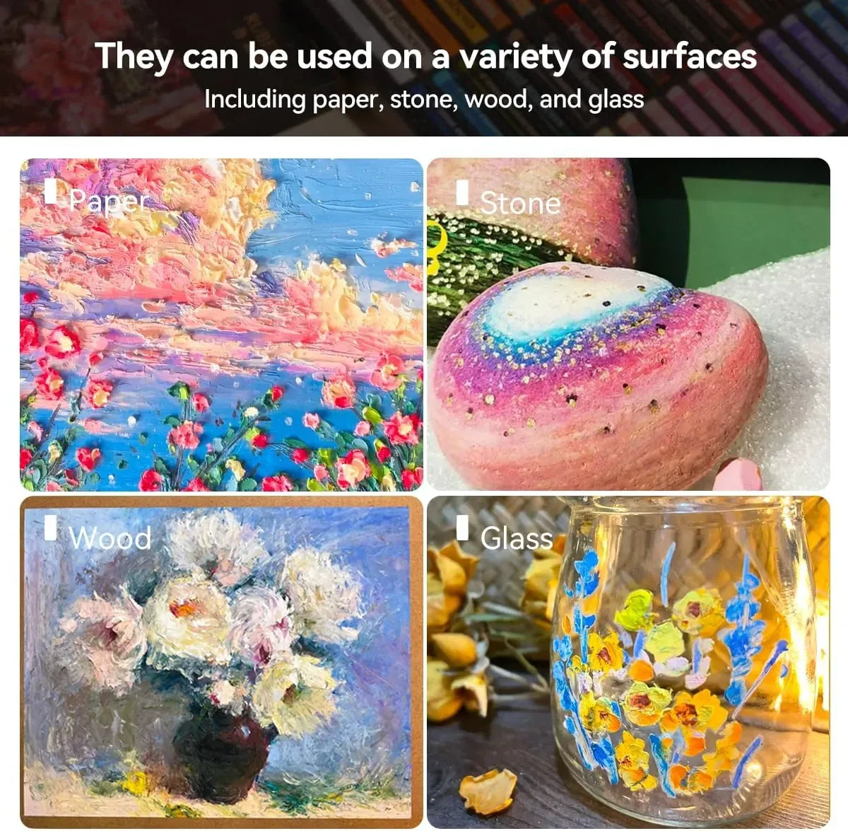 Paul Rubens Floral Series Oil Pastel Set