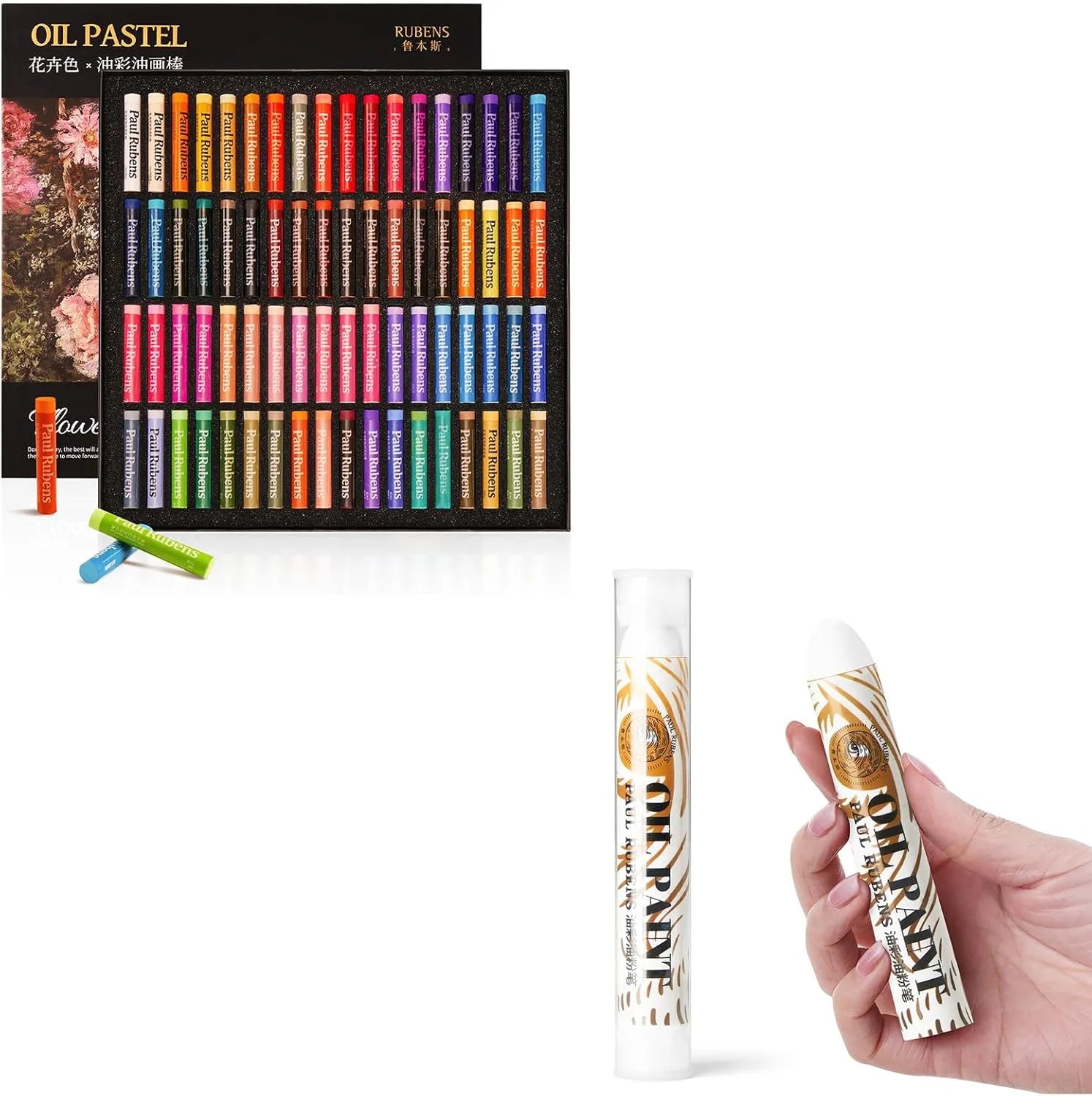 Paul Rubens Oil Pastels for Artists (Floral + White Set)