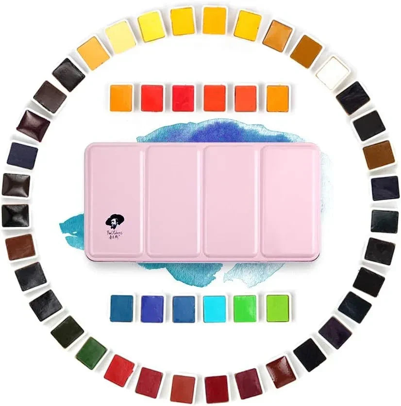 Paul Rubens Professional Watercolor Paint Set 72 Colors