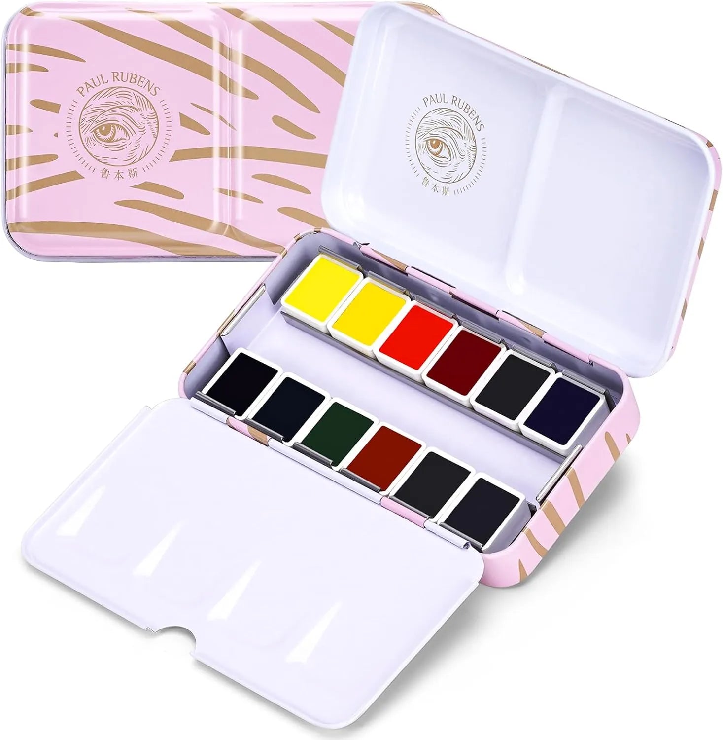 Paul Rubens Professional Watercolor Paint Set 12 Colors