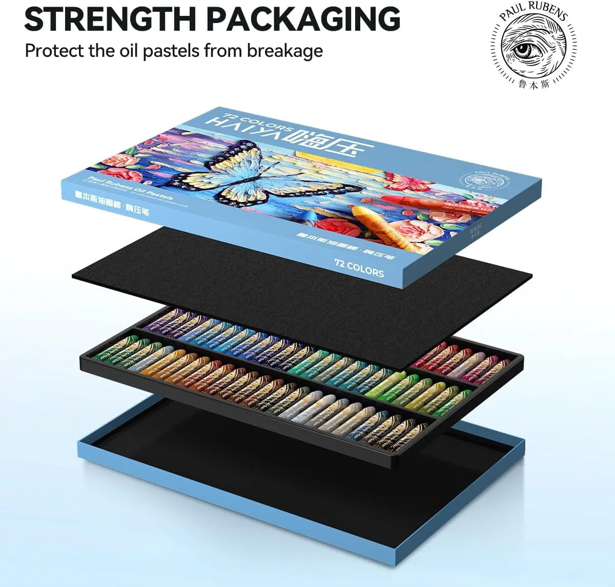 Paul Rubens Oil Pastel Set Bundle Set 72 Colors