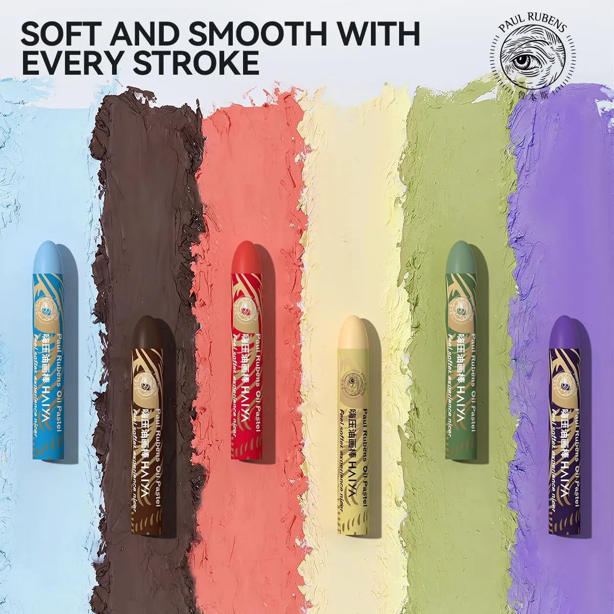 Paul Rubens Oil Pastel Set Bundle Set 72 Colors