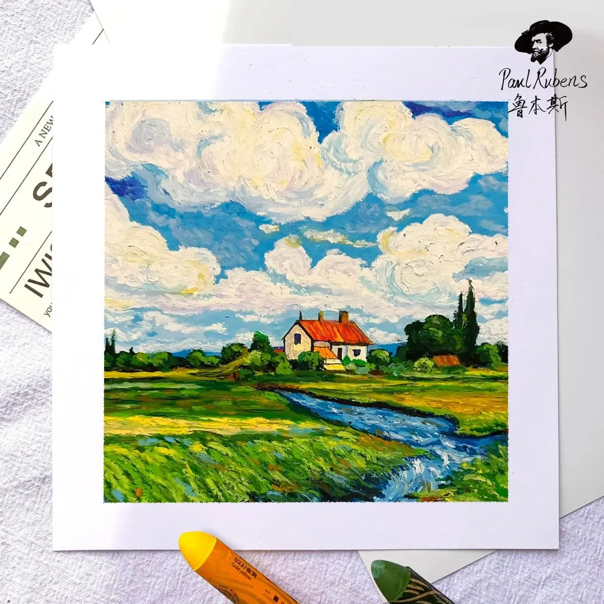 Paul Rubens Oil Pastel Set Bundle Set 72 Colors