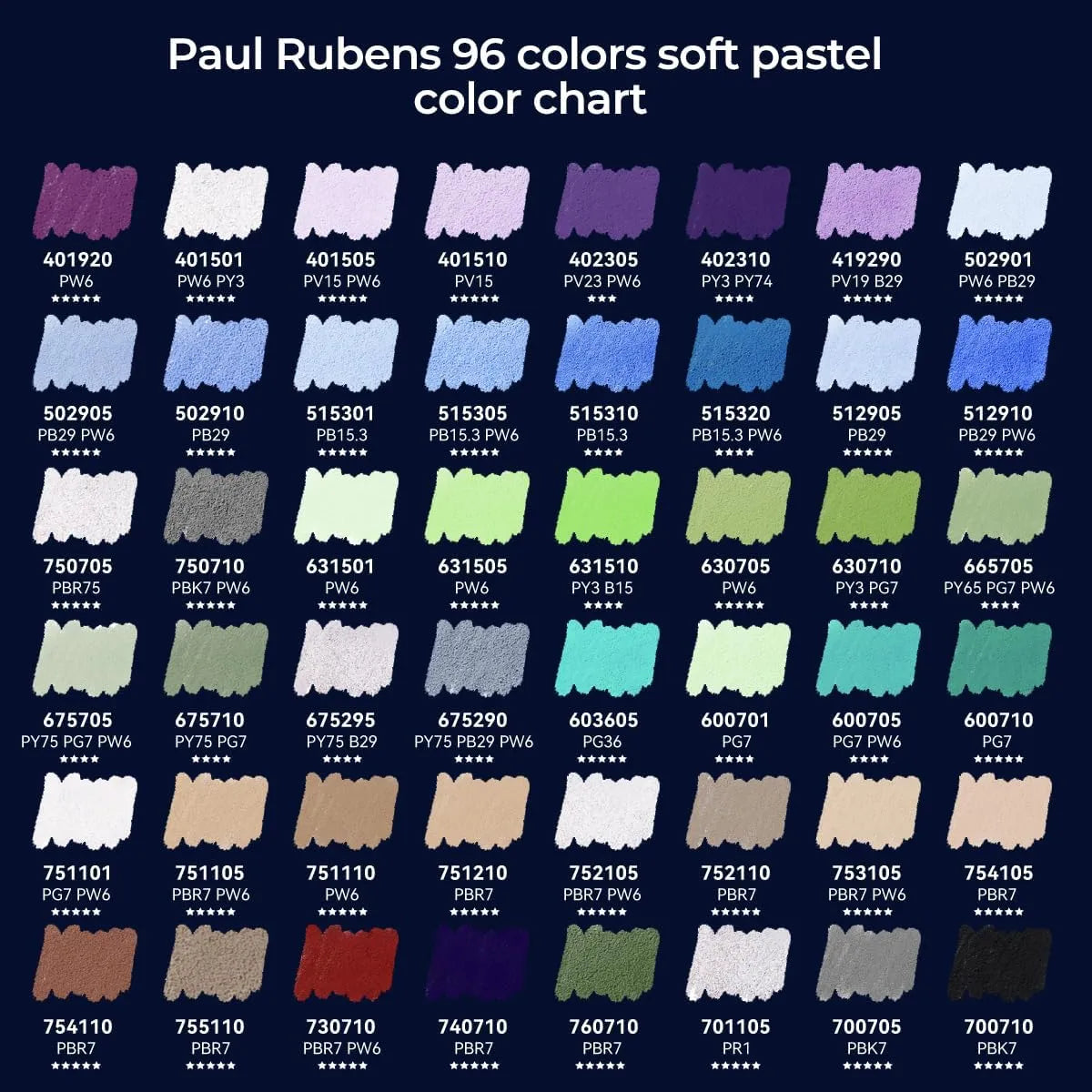 Paul Rubens Professional Soft Pastels