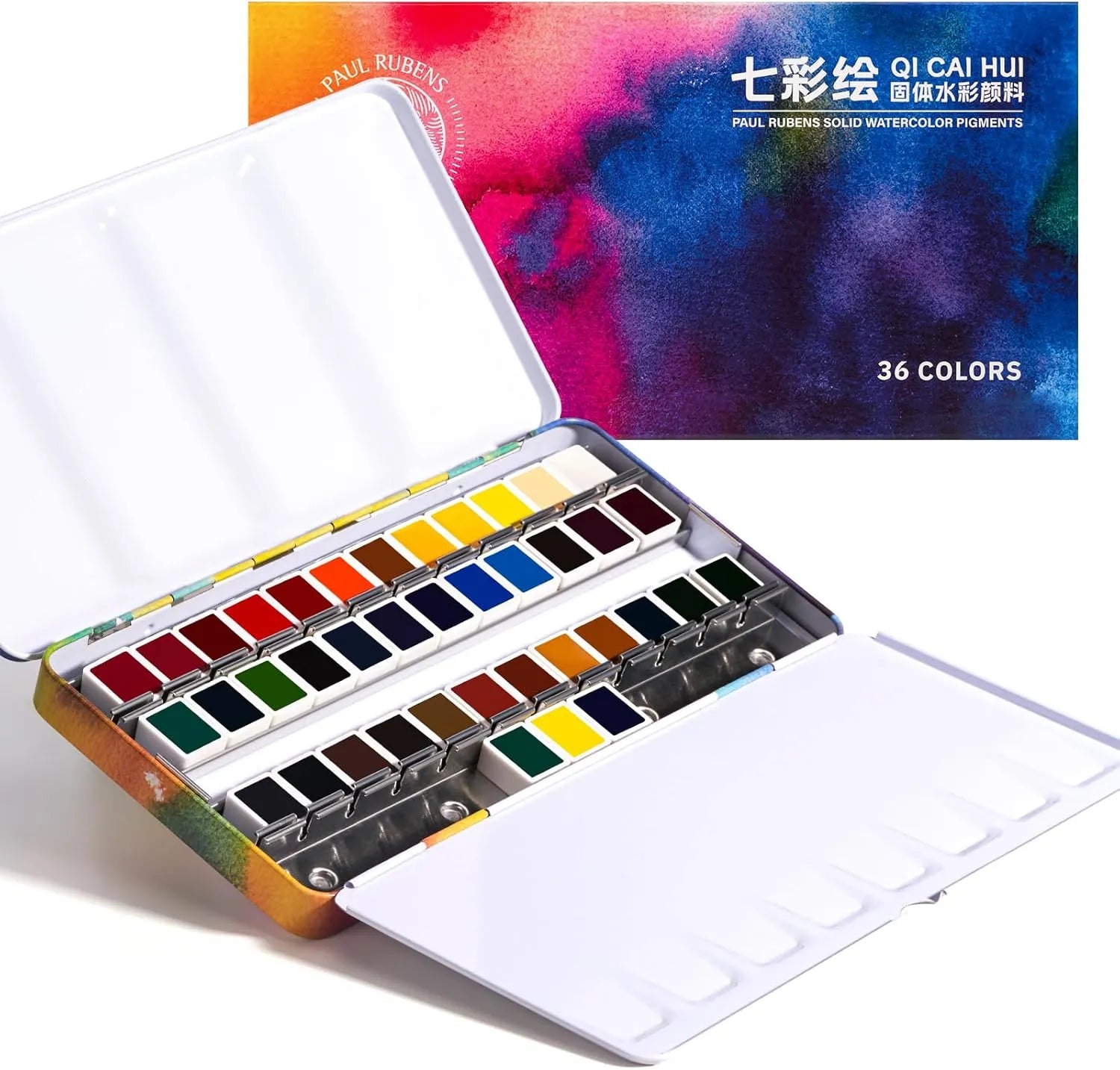 Paul Rubens Professional Watercolor Paint Set Bundle Set 36 Colors