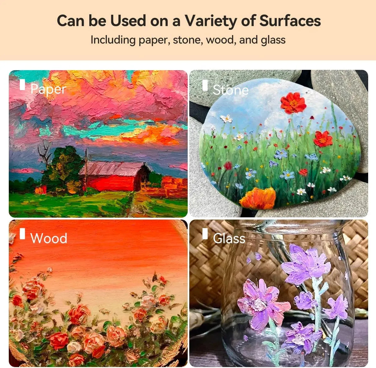 Paul Rubens White Oil Pastels 8 Pack Ultra-Soft Blendable Bullet Tip Art Supplies