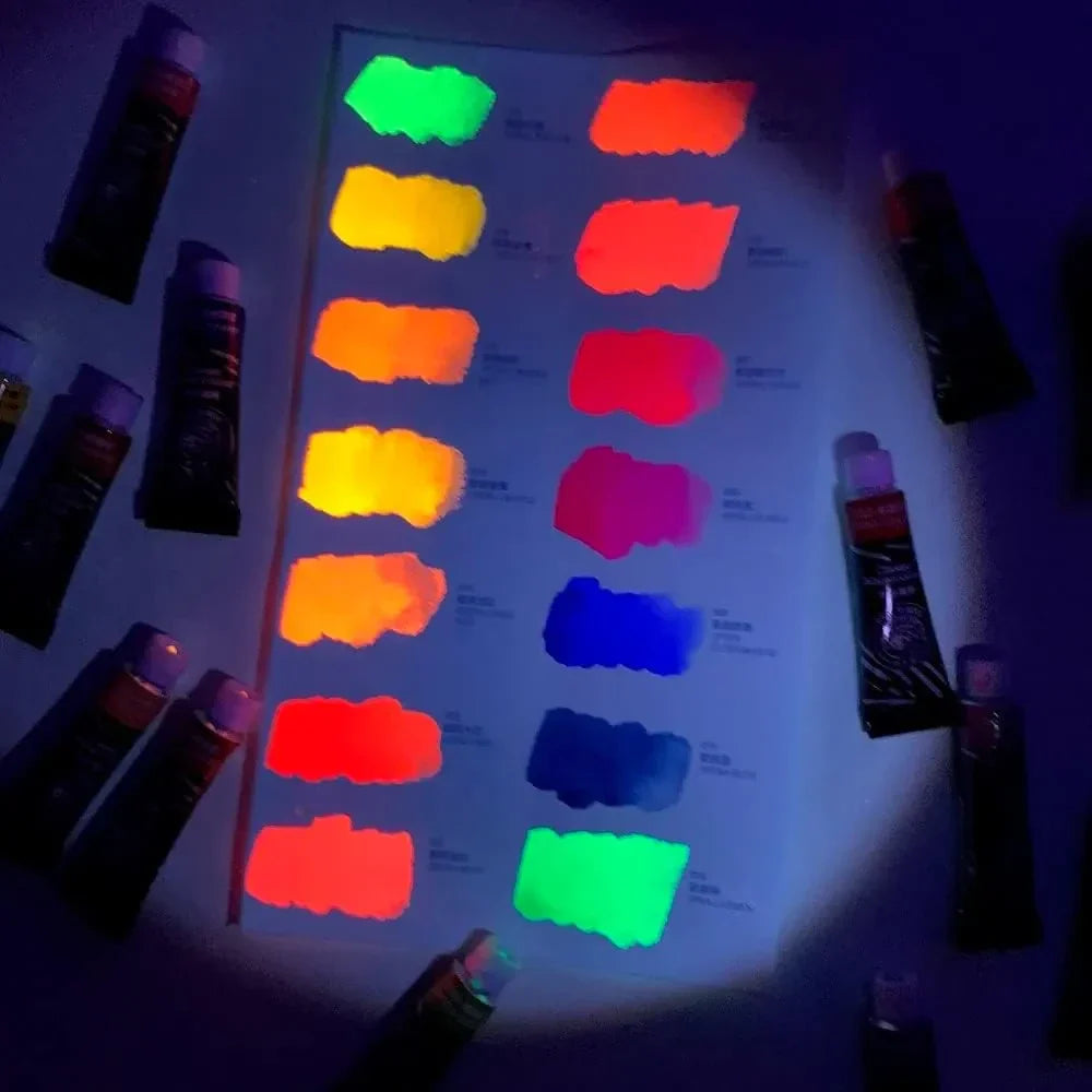 Paul Rubens Watercolor Paint Set 14 Colors 5ml (Block Neon Tubes)