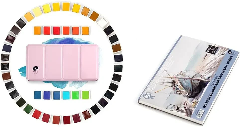 Paul Rubens Watercolor Paint Set 48 Colors