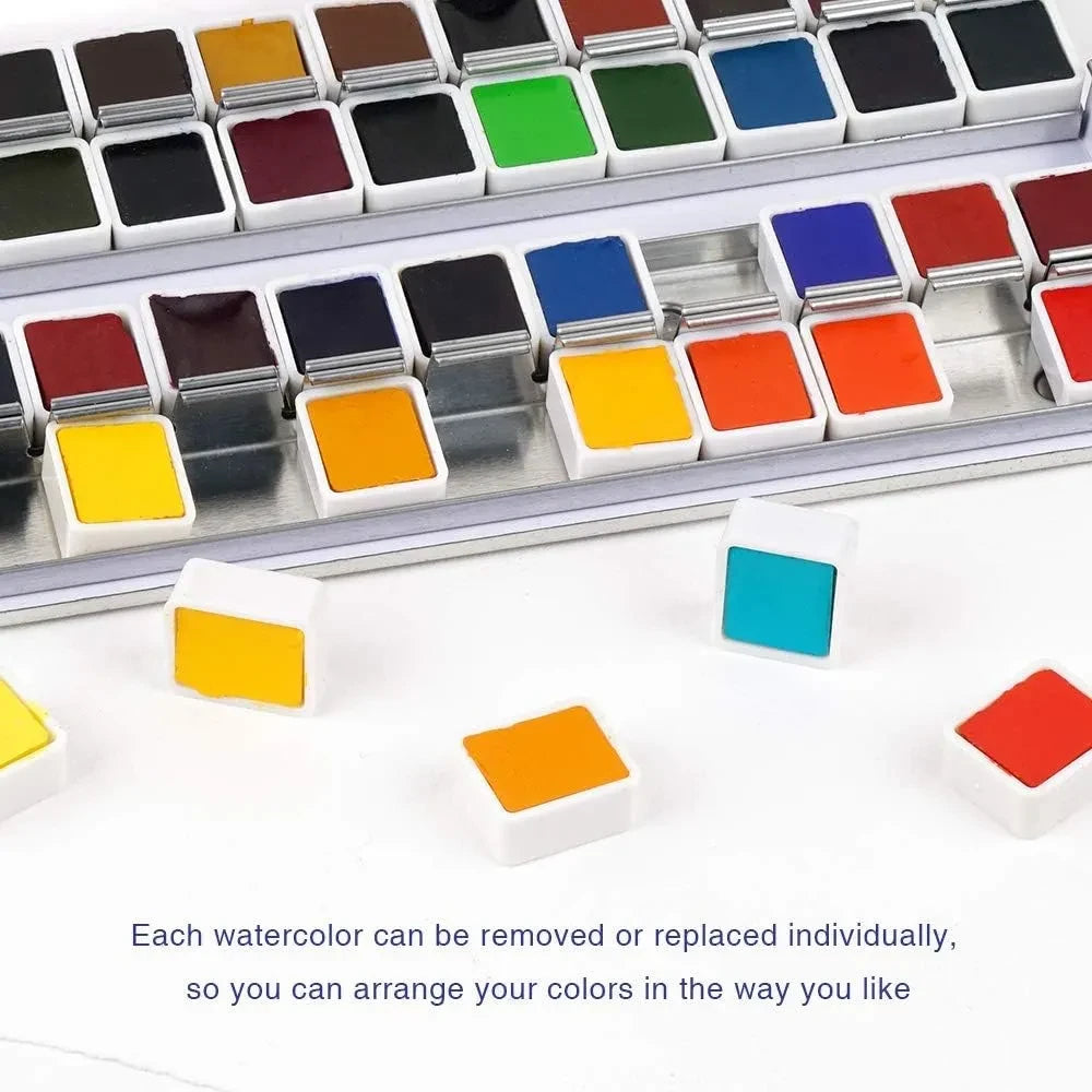 Paul Rubens Watercolor Paint Set 48 Colors