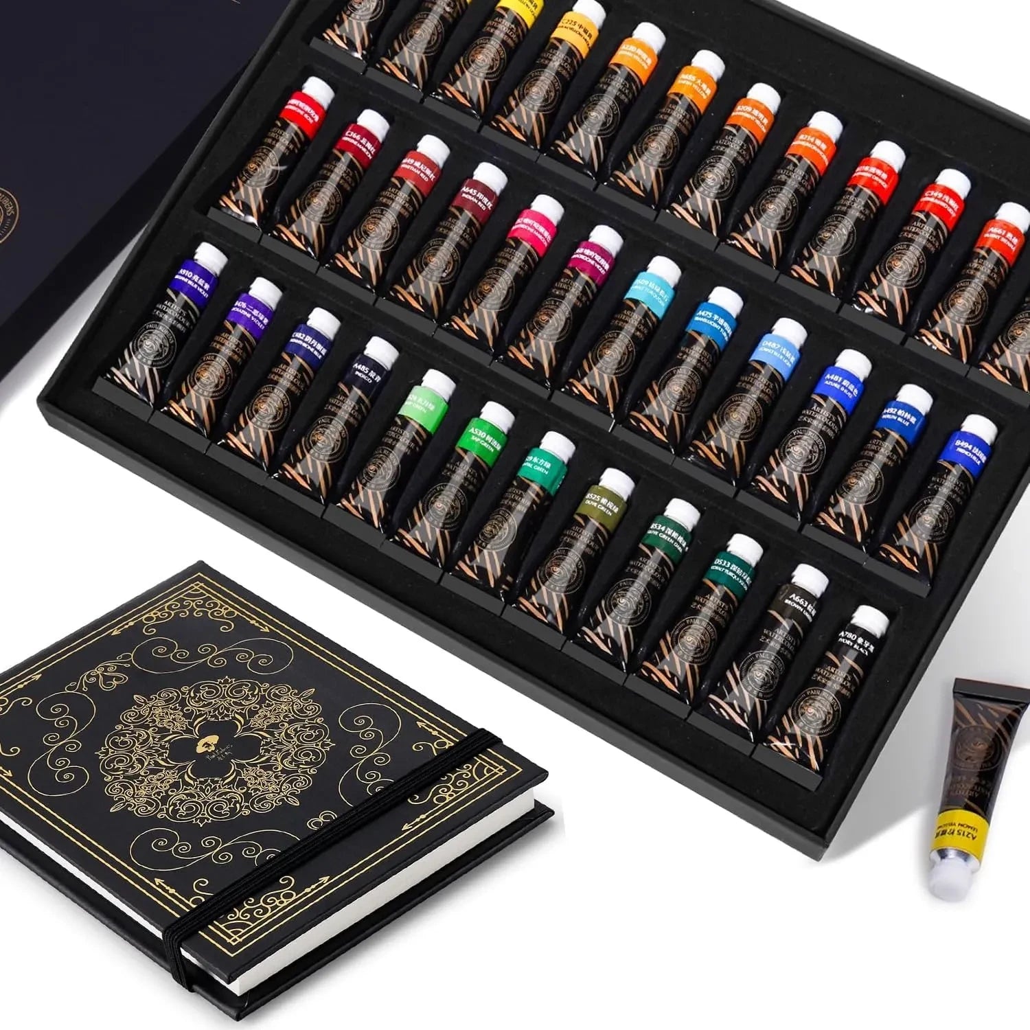 Paul Rubens Portable Watercolor Paint Set Bundle Set 20 Sheets 5ml