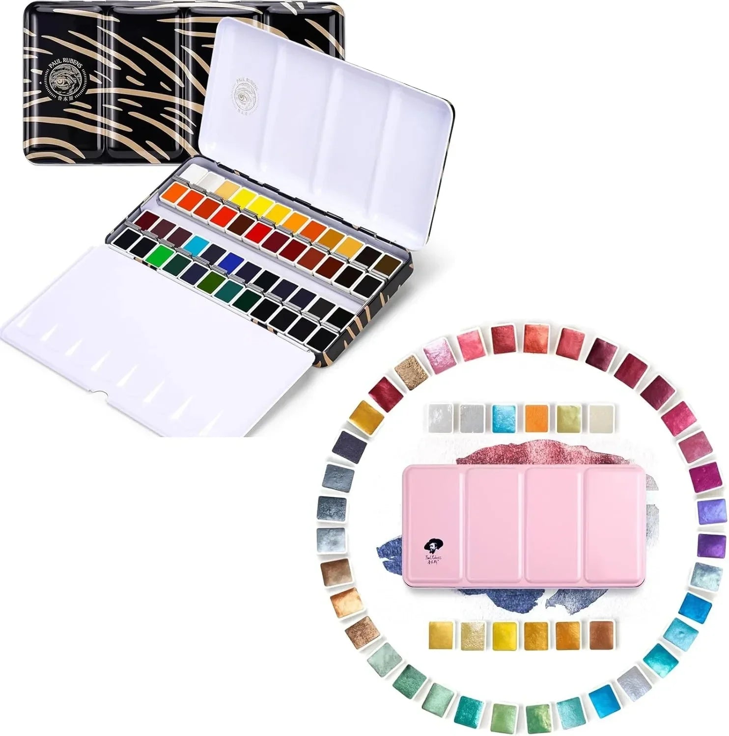 Paul Rubens Artist Watercolor Paint Set (Glitter Metallic)