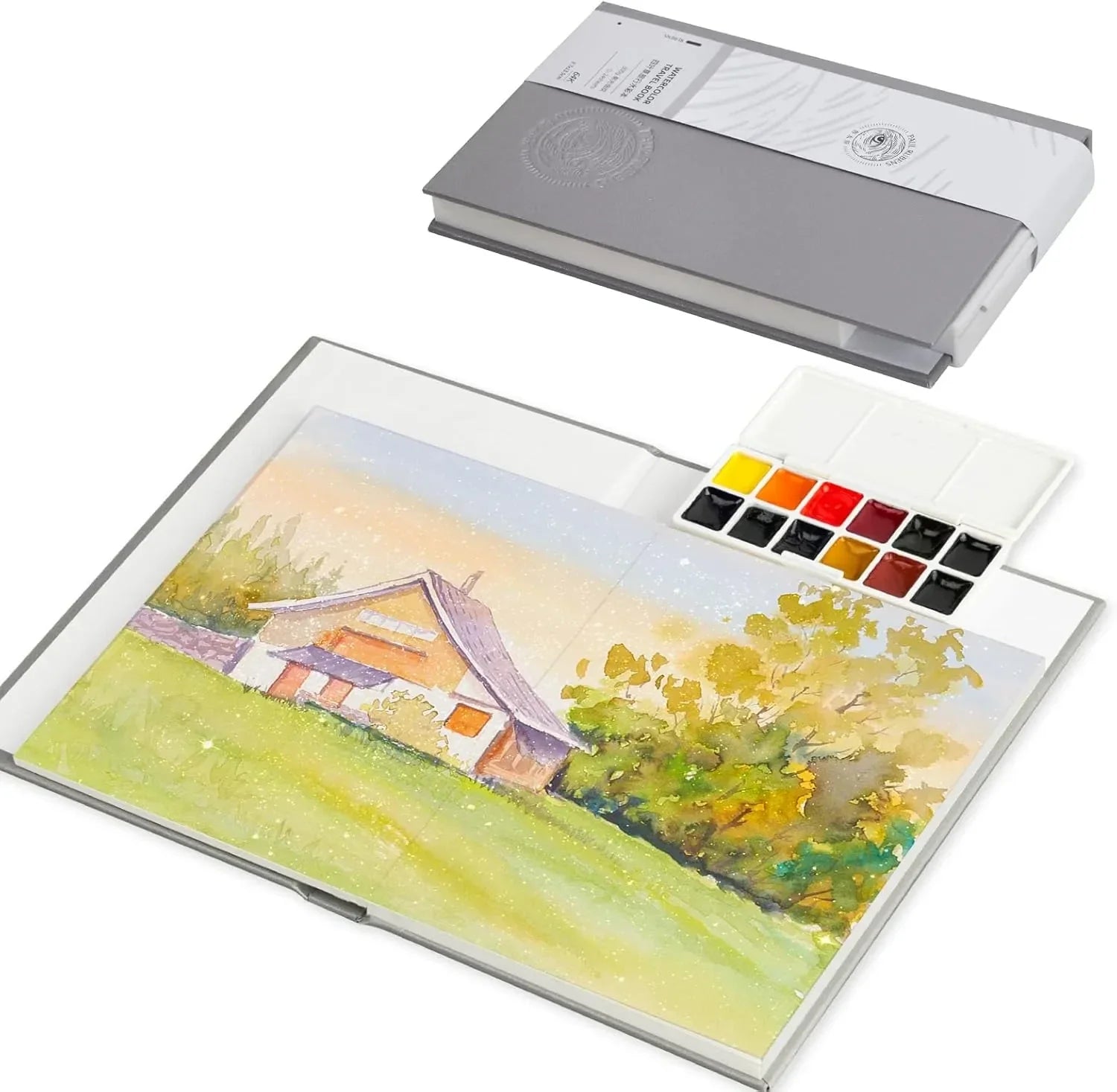 Paul Rubens Metallic Glitter Watercolor Paper 24 Sheets 100 Cotton