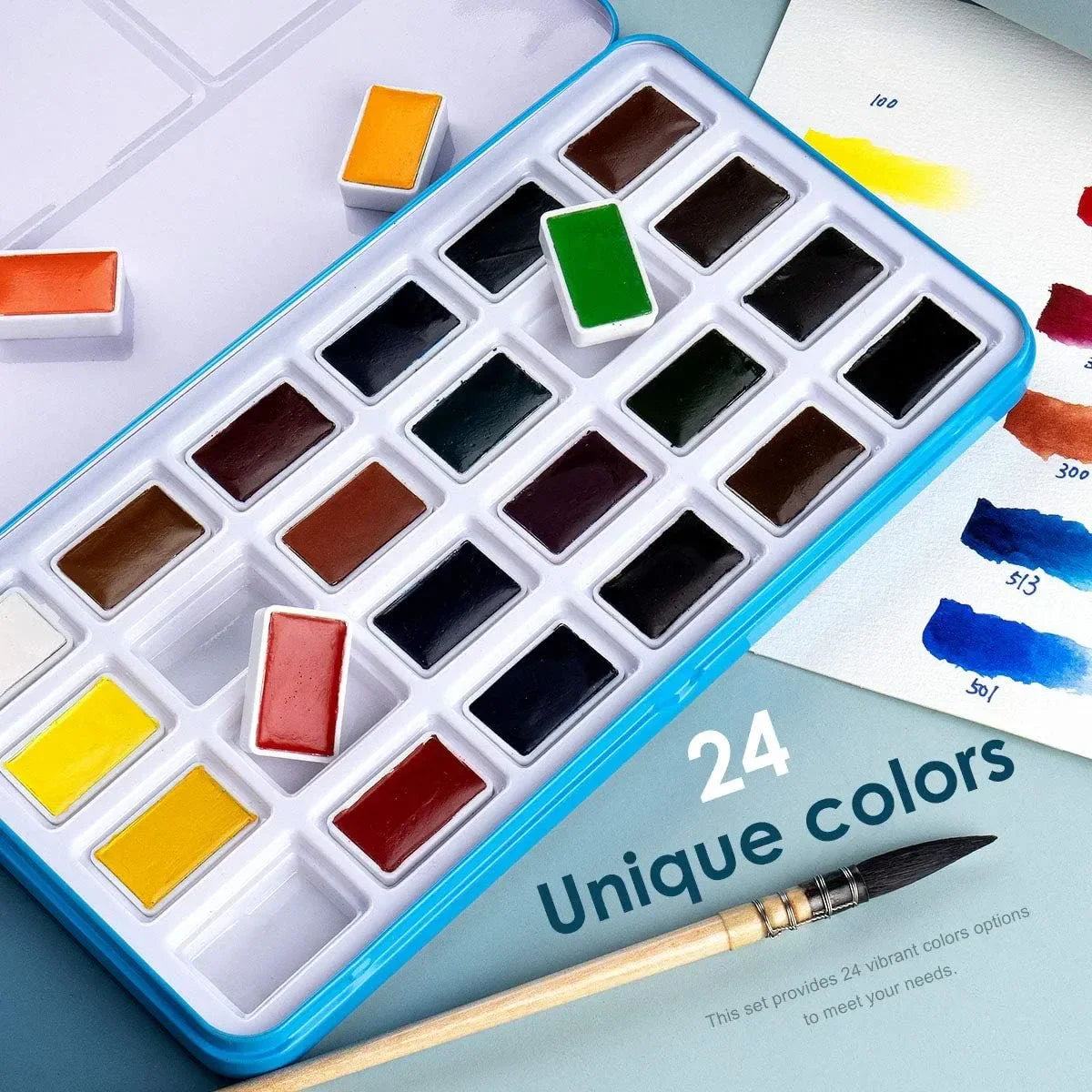 Paul Rubens Watercolor Paint Set (Block Full Pan)