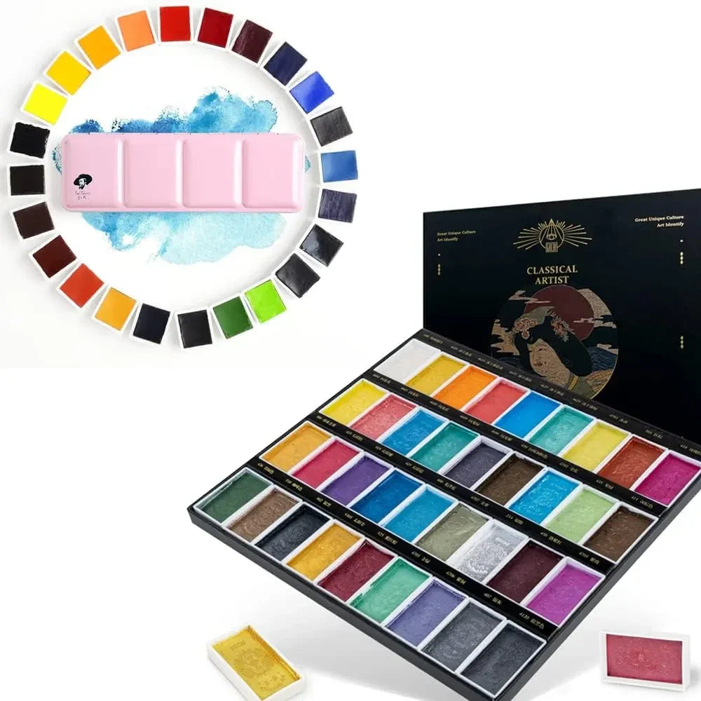Paul Rubens Watercolor Paint Set (Gucai)
