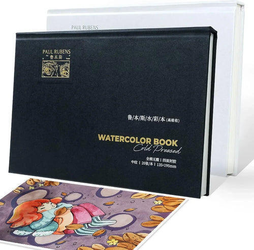 Paul Rubens Cold Press Watercolor Paper 40 Sheets 100 Cotton